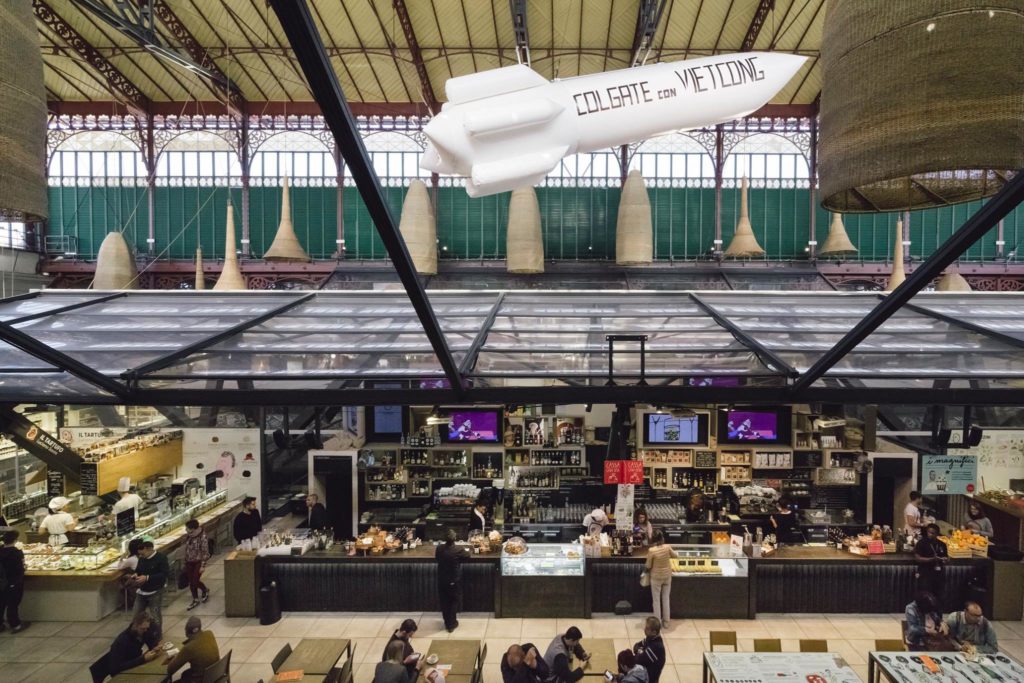 Urboeffimero di Ufo, l’arte al Mercato Centrale Firenze