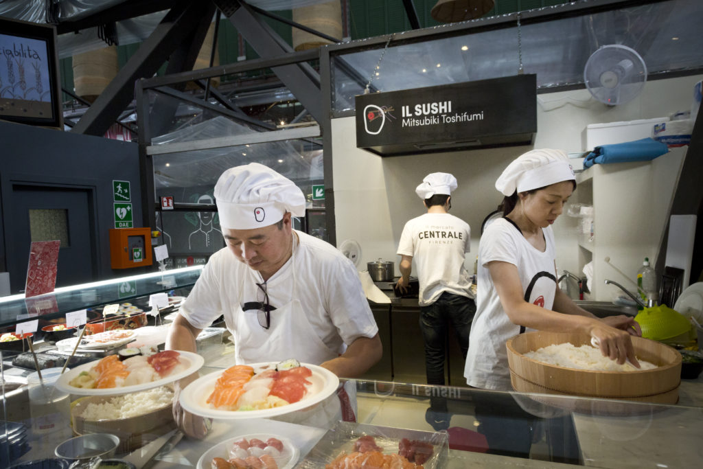 Il sushi di Mitsubiki Toshifumi al Mercato Centrale Firenze