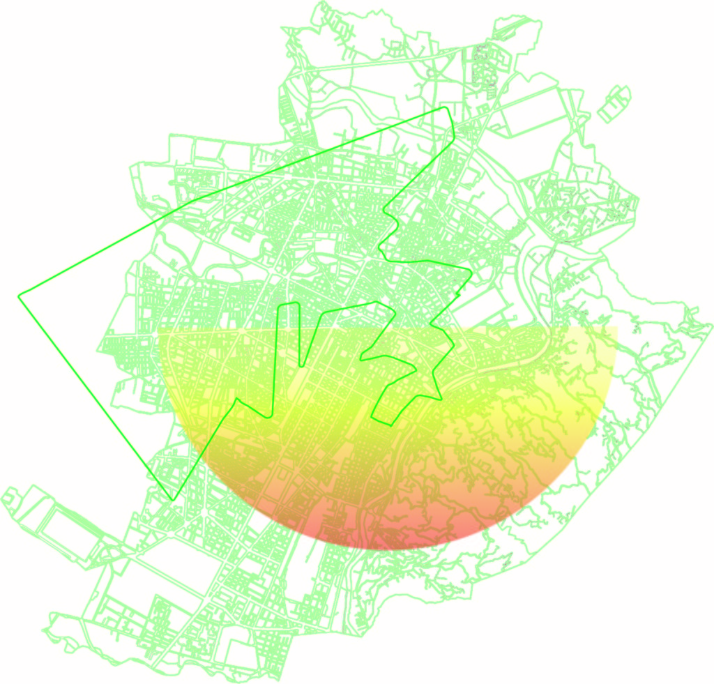 PLOTTING THE CENTRAL BODY Corpo Umano Corpo Urbano - Le spinte energetiche della città Una produzione Mercato Centrale Torino, 2019 - Elaborazione Tracciato singolo Elemento