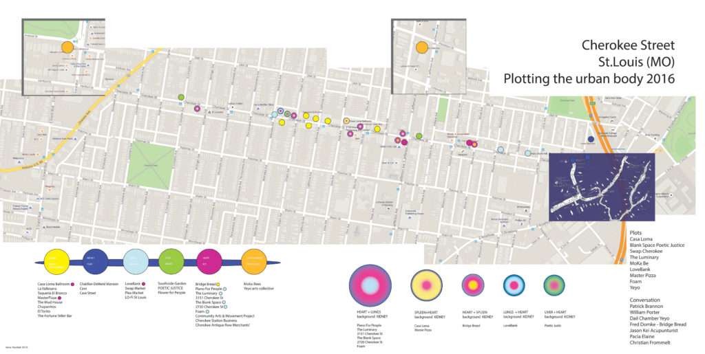 Plotting the urban Body 2016 St.Louis MO - CHEROKEE-STREET - Cartografia energetica