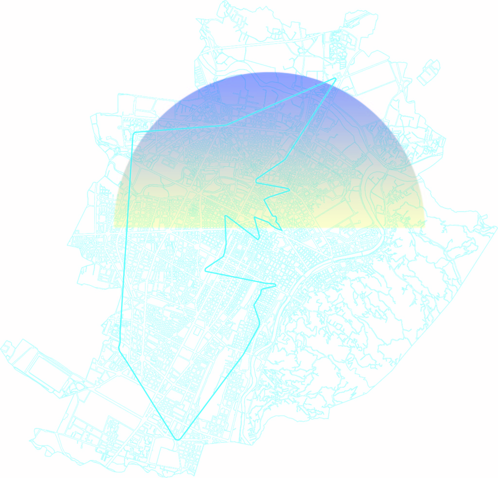 PLOTTING THE CENTRAL BODY Corpo Umano Corpo Urbano - Le spinte energetiche della città Una produzione Mercato Centrale Torino, 2019 - Elaborazione Tracciato singolo Elemento