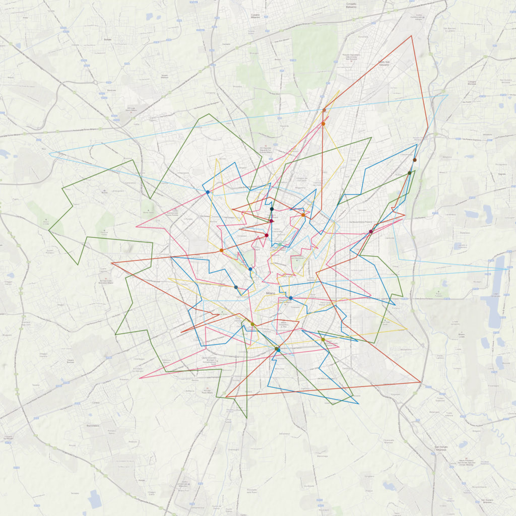 Plotting the urban Body, Cartografia Meridiani Milano 2012